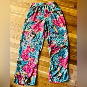 PrettyLittleThing Multicolor Tropical Pants